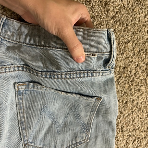 MOTHER The Insider Crop Step Chew in Mentally Elsewhere Size 28 Blue Cotton Mix - Picture 9 of 12